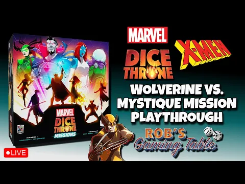 Marvel Dice Throne Missions Solo Playthrough (Wolverine vs. Mystique)