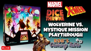 Marvel Dice Throne Missions Solo Playthrough (Wolverine vs. Mystique)