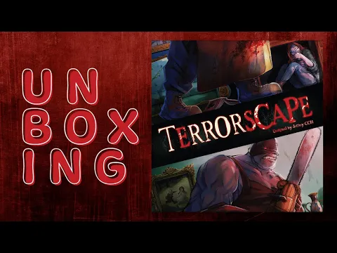 Unboxing Terrorscape, from @icemakes1210, an incredible production hide and seek board game
