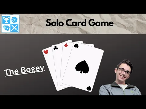 The most addictive card game? The Bogey [Solo Card Game Playthrough]