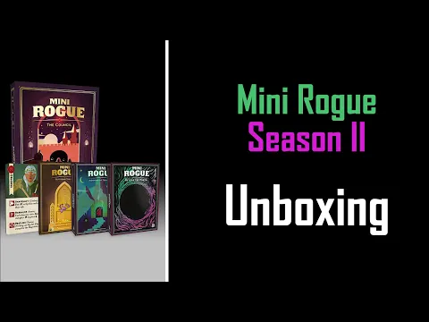 Mini Rogue Season 2 - Kickstarter Unboxing