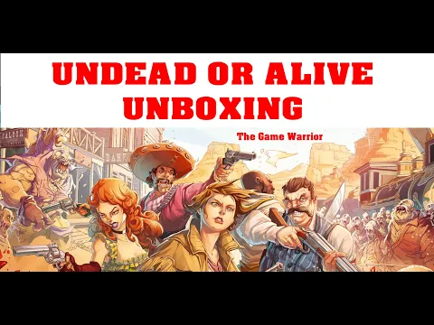 Zombicide Undead or Alive Unboxing | The Game Warrior