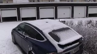 What is Model X spending energy on while parked?