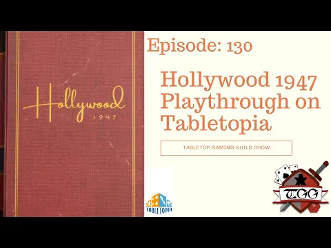 Hollywood 1947 Playthrough on Tabletopia