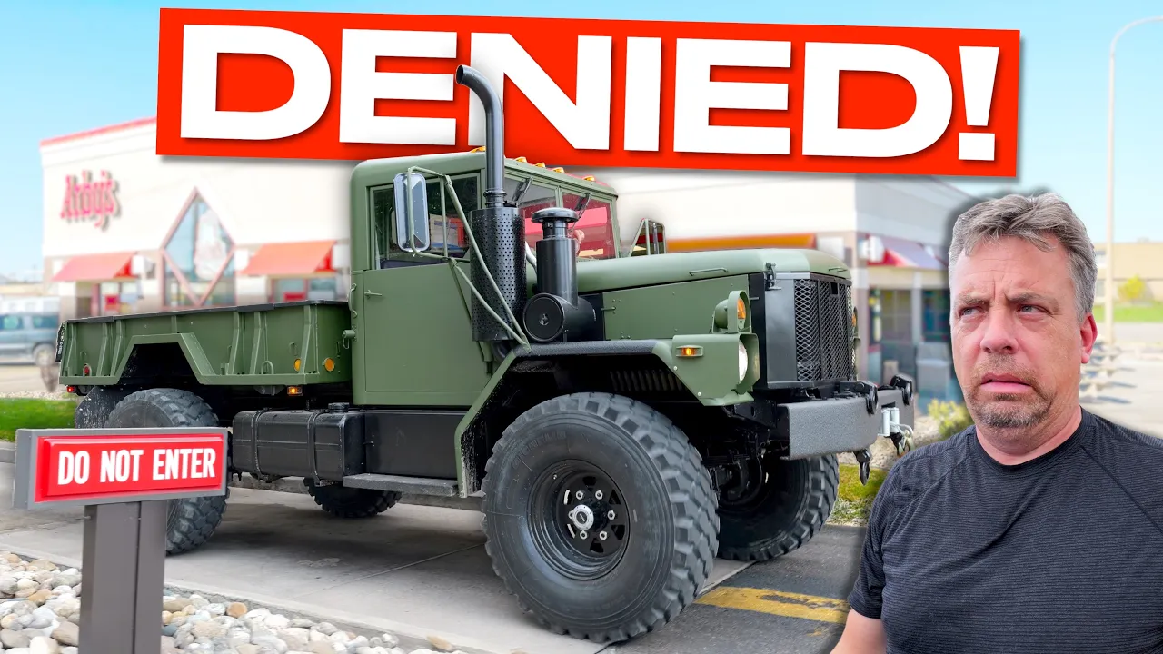 Top Speed Run: I Drive My Military Truck to Arby's As Fast As Possible!