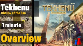 Tekhenu: Obelisk of the Sun -1 minute Overview - Peaky Boardgamer