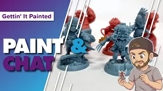 Marvel United Miniature Painting Live Stream and Chat