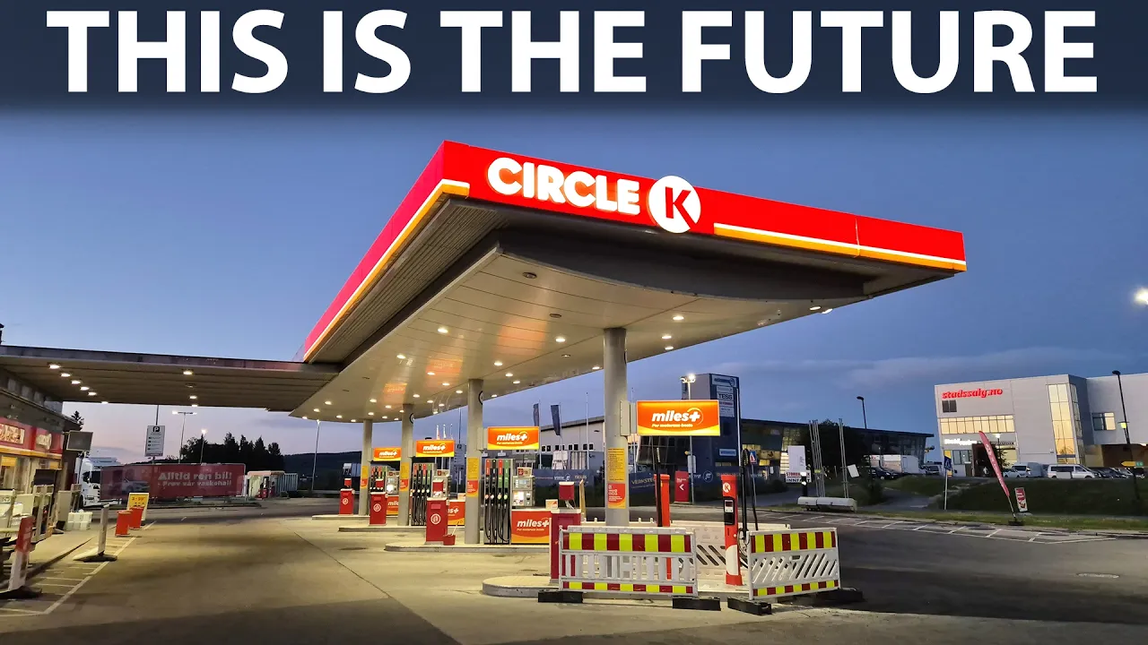 Circle K Berger, Norway removed fossil pumps and added Kempower chargers