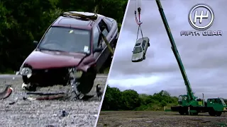 The 30ft Drop Crash Test! | Fifth Gear