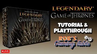 Legendary: Game of Thrones Deck Building Game Tutorial & Playthrough