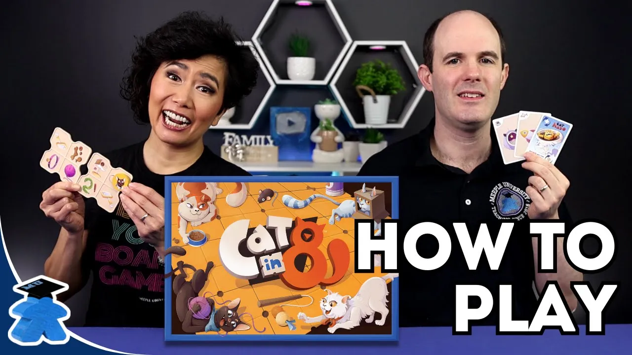 Cat In 8 - Official How to Play. Complete, Clear, Concise Board Game Tutorial.