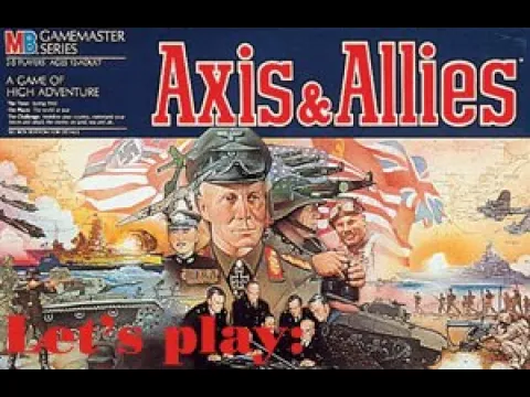 Axis and Allies: 2 player game of MB 2nd Edition / Can the Axis powers thwart history?