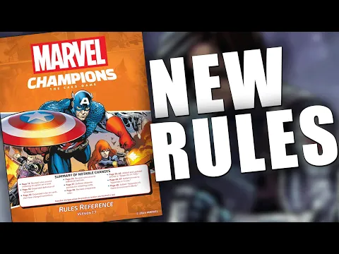 Marvel Champions Rules Reference 1.7 Update