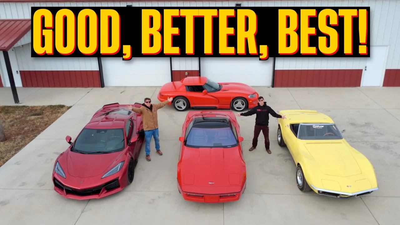 Europeans Believe The Chevy Corvette Isn’t World Class - These Three Generations Prove Them Wrong!