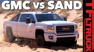 Can the GMC Sierra 2500 HD All Terrain X Plow Sand and Snow?