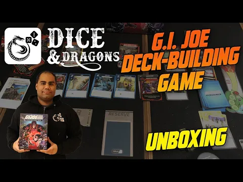 Dice and Dragons - G.I. Joe Deck-Building Game Unboxing