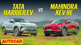 Tata Harrier EV vs Mahindra XEV 9e - Which is the better Rs 30 lakh electric SUV? | Autocar India