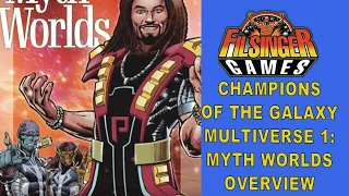 Multiverse 1: Myth Worlds Overview Champions of the Galaxy Filsinger Games | Tabletop Wrestling Game