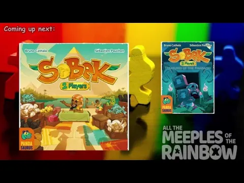 All the Games with Steph: Sobek 2-Players + Expansion Treasures of the Pharaoh