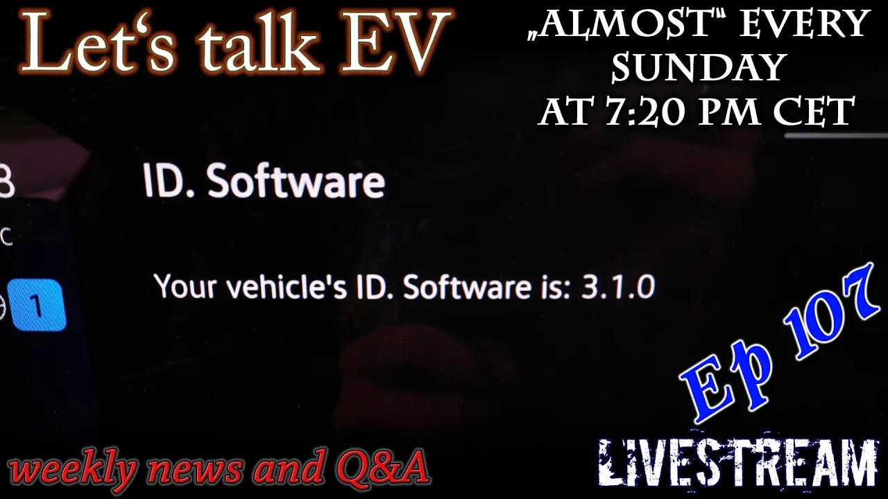(live) Let's talk EV - VW OTA Update stopped