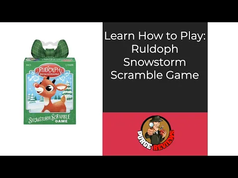 The Purge: #4801 Rudolph the Red-Nose Reindeer: Snowstorm Scramble Game: Learn How to Play