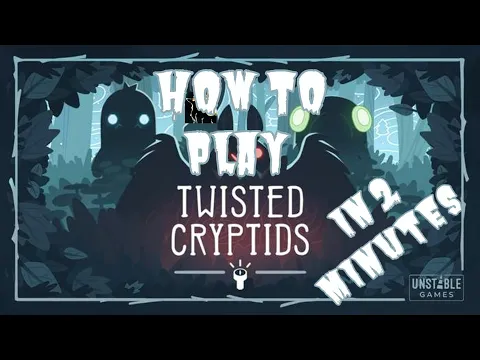 How To Play Twisted Cryptids In 2 Minutes!!