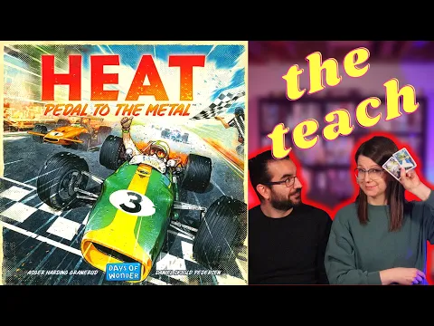 How to Play Heat Pedal to the Metal Board Game | Teaching Sarah How to play Heat!