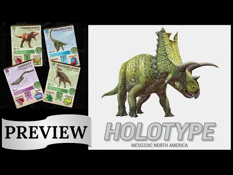 Holotype: Mesozoic North America Preview Dice Tower West 2023