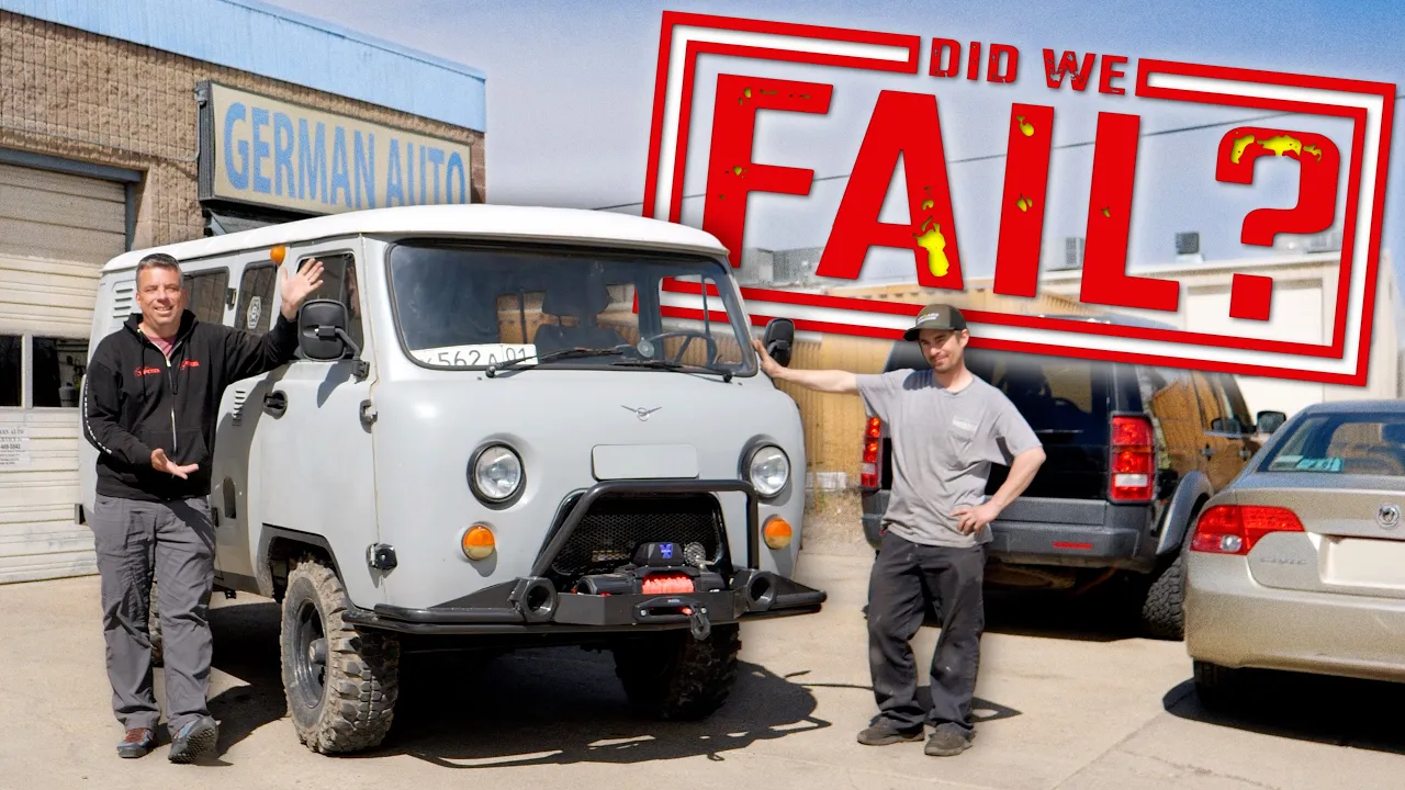 Our Mechanic Inspects Andre’s Bukhanka V8 Swap: Did Andre & David Nail or Nerf It?