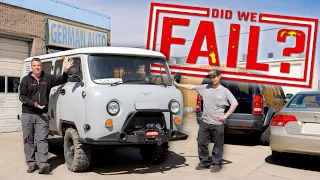 Our Mechanic Inspects Andre’s Bukhanka V8 Swap: Did Andre & David Nail or Nerf It?