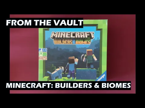 Unboxing Minecraft Builders and Biomes board game