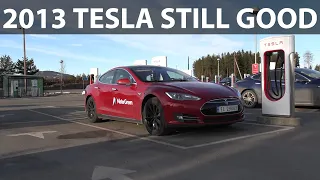 2013 Tesla Model S P85 range test (Millennium Falcon)