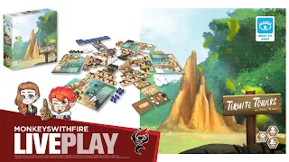 TERMITE TOWERS || BRIGHT EYE GAMES || BOARD GAME LIVE PLAY