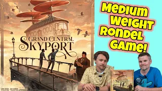 Grand Central Skyport - #Kickstarter Preview On This Rondel Game!