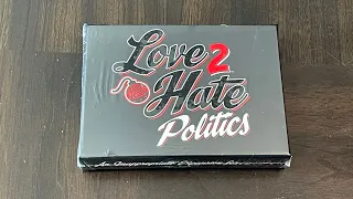 Love 2 Hate: Politics (Green Ronin) - Unbox & Quick Look