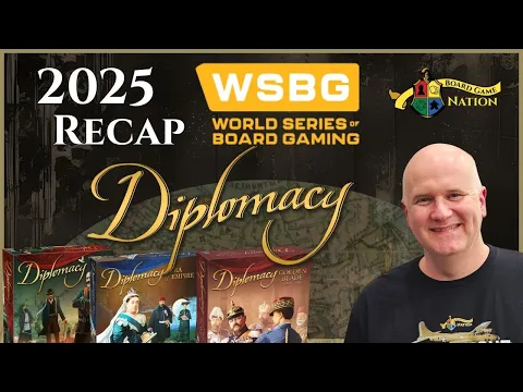 World Series of Board Gaming (WSBG) 2025 - Diplomacy Event Recap