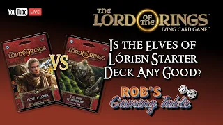 Lord of the Rings Card Game Elves of Lórien Starter Deck Gameplay