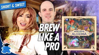 Mercurial Alchemia - Positive Player Interaction with Brain Crunching Euro Fun