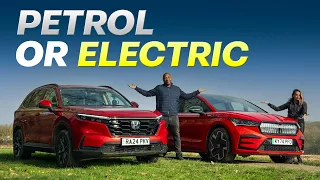 Honda CRV x Skoda Enyaq VRS Review: Is A Hybrid Better Than an An EV?