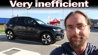 Volvo XC 40 Pure Electric Twin Motors - 130 km/h full range test in the summer