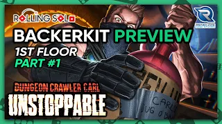 Dungeon Crawler Carl: Unstoppable | BackerKit Preview | Solo Playthrough | 1st Floor | Part #1
