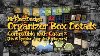 Organizer Box Details (kompatible with Catan up to 6 players)