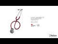 3M™ Littmann™ Lightweight II S.E. Fonendoskop, vínově červená hadička, 71 cm, 2451 video