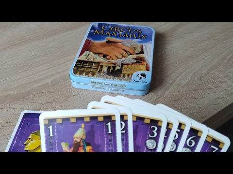 Circus Maximus card game - how to setup play and review * Amass Games * Pegasus Spiele