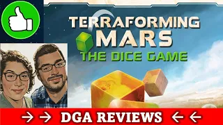 DGA Reviews Board Games: Terraforming Mars: The Dice Game (Cozy Game Night)