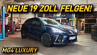 Neue 19 Zoll Felgen für unser Elektroauto MG4! Preise & Details #emobility #tuning