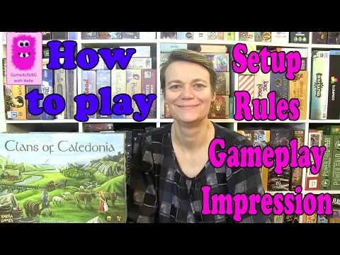 Clans of Caledonia, How to play & impression (In English, board game)