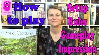 Clans of Caledonia, How to play & impression (In English, board game)