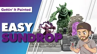 Quick and Easy Sundrop Painting Technique | Painting Labyrinth Minis and Terrain