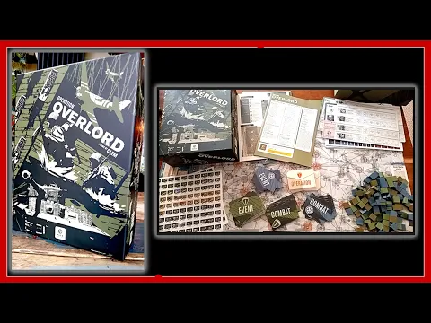 Operation Overlord - WW2 Wargame - Vuca Simulations - Unboxing and impressions